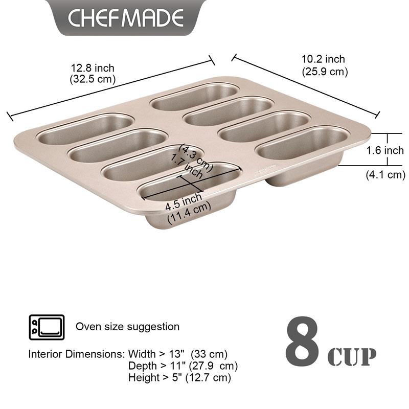 แม่พิมพ์ขนมปังรูปวงรี CHEFMADE - Home Cooking Recipes บทวิจารณ์และราคา