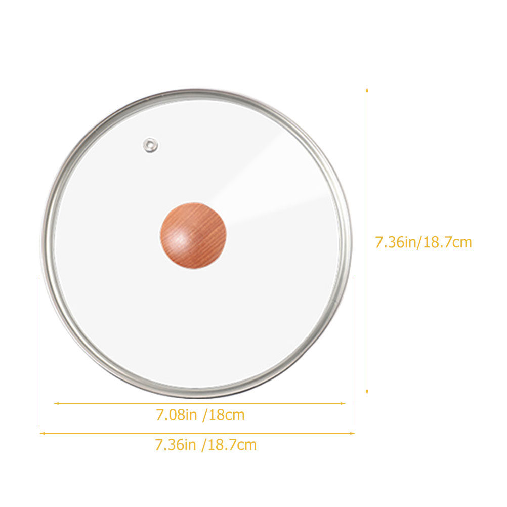 ฝาหม้อกระจกนิรภัย ด้ามจับไม้ แ - Home Cooking Restaurant บทวิจารณ์และราคา