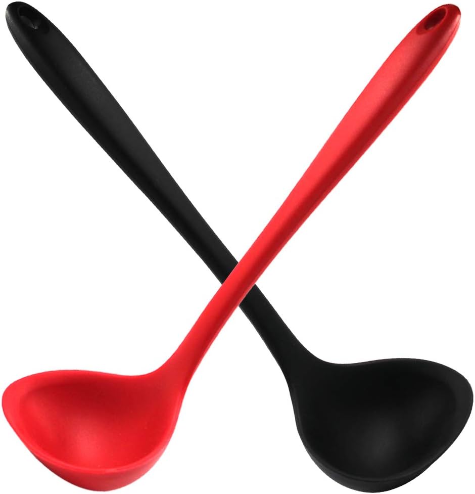 ทัพพีซิลิโคนช้อนซุป Nonstick ท - Home Cooking Meals บทวิจารณ์และราคา